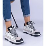 Gemre Black women's sneakers with decorative lacing Grejs | Shoptok.si