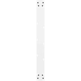  Noge za jedilno mizo bele barve 2 kosa 70 x (72-73) cm jeklo | Shoptok.si