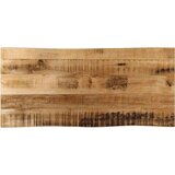 Stolna ploča sa živi rub 80x40x2 5 cm masivno grubo drvo manga Cijene
