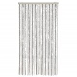  Zastor protiv muha svjetlosivi i bijeli 100 x 230 cm od šenila | shoptok.hr