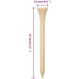 Stalci za lopticu za golf 1000 kom 54 mm od bambusa | shoptok.hr