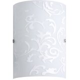 Eglo amadora zidna/1, e14, 1x60w, nikl-mat/bela dekor | Eponuda.com