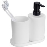 Allstar Bijeli plastičan set pribora za kupaonicu Fano – | shoptok.hr