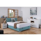 CARRYHOME POSTELJA Z VZMETNICO 120 cm x 200 cm , tekstil barve petroleja | Shoptok.si