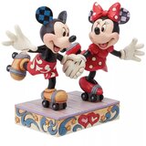 Jim Shore A Sweet Skate (Mickey & Minnie Skating Figurine)