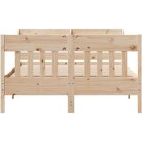vidaXL Okvir kreveta bez madraca 160 x 200 cm od masivne borovine | shoptok.hr