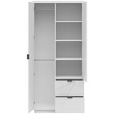 MID.YOU omara s klasičnimi vrati, bela, bela, visoki sijaj | Shoptok.si
