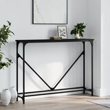 vidaXL Konzolni stol crni 102 x 22,5 x 75 cm od konstruiranog drva Cijene