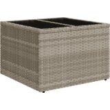  10-dijelni set vrtnih sofa poliratan s jastucima svijetlosivi Siva | shoptok.hr