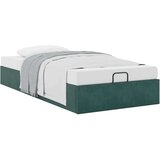 vidaXL Otomanski posteljni okvir brez vzmetnice zelen 90x190 cm žamet, (21608778) | Shoptok.si