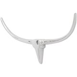  Zidna Aluminijska Dekoracija Glava Bika Srebrna boja 96 cm | Eponuda.com