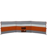 vidaXL Vjetrobran za kampiranje siva/narančasta 508x130 cm vodootporni | shoptok.hr