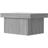 vidaXL Klubska mizica siva sonoma 80x55x40 cm inženirski les | Shoptok.si