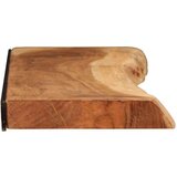 vidaXL Zidne police 2 kom 100x20x3,5 cm od masivnog bagremovog drva | shoptok.hr