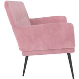  Klupa ružičasta 108 x 79 x 79 cm baršunasta | shoptok.hr