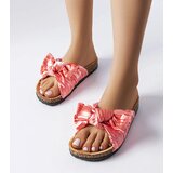 Gemre Pink flip-flops with a bow Duplanty Cene