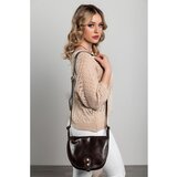 Fenzy Moderna Torba Od Prave Kože Nova, Tamno Smeđa | shoptok.hr