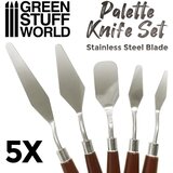 Green Stuff World Palette Knife Tools Set x5 | Set modelarskih špahtli x5 | Eponuda.com