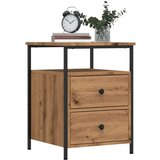 vidaXL Nočna omarica artisan hrast 44x45x60 cm inženirski les | Shoptok.si
