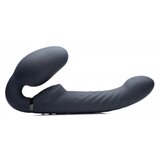 Strap U spiralni strap on bez pojasa, crni Cijene