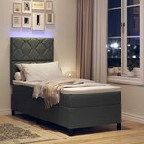  Krevet s opruga kutije Tamno siva 80 x 200 cm tkanina | shoptok.hr
