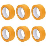 vidaXL Maskirni trakovi za slikarje 6 pcs Rumena 38mm x 50m Papir | Shoptok.si