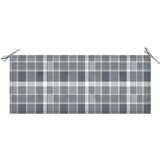  Sklopiva vrtna klupa s jastukom 118 cm od bambusa | shoptok.hr