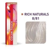 Wella Professionals Color Touch Rich Naturals profesionalna demi-permanentna barva za lase z večdimenzionalnim učinkom 8/81 60 ml | Shoptok.si