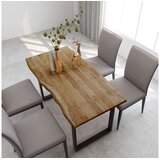  Blagovaonski stol od masivnog bagremovog drva 140 x 70 x 76 cm | shoptok.hr