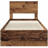  Krevetna konstrukcija Staro drvo 90 x 200 cm Konstruirano drvo Smeđa 210 x 93 x 90 cm | Shoptok.si