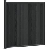 PANEL ograde WPC i aluminij Crna | shoptok.hr