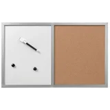 Tabla magnetna /pluta drveni sivi okvir 60x40cm 10685394