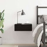  Plutajući noćni ormarić crni hrast 40x32x15 cm inženjerski drvo - Crni hrast 1 | shoptok.hr