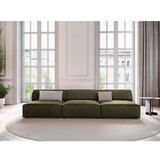 Micadoni Home Zelena žametna sedežna garnitura 240 cm Jodie – | Shoptok.si