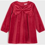 Sinsay Babydoll haljina od velura s ukrasnom mašnom | shoptok.hr