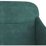 vidaXL Klupa tamnozelena 110 x 76 x 80 cm baršunasta | shoptok.hr