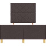 vidaXL Postelja Temno Rjava 120x200 cm Tkanina, (22052237) | Shoptok.si