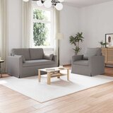 SOFA 2 pcs Sivo-smeđa Metal | shoptok.hr