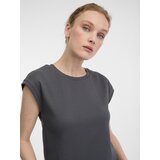 Orsay Grey women's crop t-shirt with short sleeves - Women's | shoptok.hr