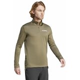  Moški Pulover brez Kapuce Adidas Mt Half Zi Ls Rjava | Shoptok.si