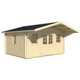 Male kuće Drvena kuća SAUERLAND C 470 × 380 cm sa šindrom | shoptok.hr