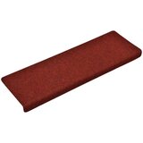  Otirači za stepenice 5 kom bordo 65x21x4 cm prošiveni | shoptok.hr