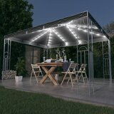 Sjenica s LED svjetlosnim trakama 400 x 300 cm antracit | shoptok.hr
