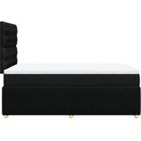 Krevet box spring s madracem crni 120 x 190 cm od tkanine | shoptok.hr