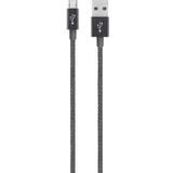 Belkin USB 2.0 [1x muški konektor USB 2.0 tipa a - 1x muški konektor USB 2.0 tipa micro-B] 1.20 m crna obložen USB kabel USB 2.0 USB-A utikač, USB-Micro-B utikač 1.20 m crna obložen F2CUo21bt04-BLK