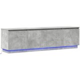 TV ormar Betonski sivi 180 x 38 x 49 cm Konstruirano drvo | shoptok.hr