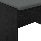  Haldna klop z blazino Črna Orehovina 83 x 38 x 40 cm, (5000155708) | Shoptok.si