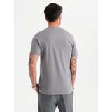 Ombre Men's classic cotton BASIC T-shirt - grey | shoptok.hr