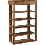 vidaXL Regal za čevlje starinski les 60x30x98 cm inženirski les | Shoptok.si