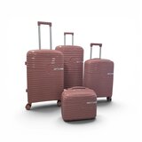 Prolinetech Premium set putničkih kofera 4/1 &amp;ndash; Rose Gold Slike